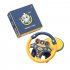 Kids Electric Simulation Steering Wheel Toy with Light Sound Baby Kids Early Educational Toys Blue