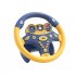 Kids Electric Simulation Steering Wheel Toy with Light Sound Baby Kids Early Educational Toys Blue