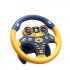Kids Electric Simulation Steering Wheel Toy with Light Sound Baby Kids Early Educational Toys Blue