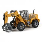 Kids Excavator Bulldozer Model Simulation Tractor Crane Truck Inertia Engineering Vehicle Toys For Boys Girls Gifts G