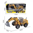Kids Excavator Bulldozer Model Simulation Tractor Crane Truck Inertia Engineering Vehicle Toys For Boys Girls Gifts B