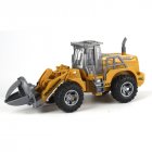 Kids Excavator Bulldozer Model Simulation Tractor Crane Truck Inertia Engineering Vehicle Toys For Boys Girls Gifts Q