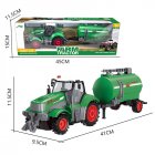 Kids Farm Tractor Inertia Car Model Simulation Transport Trailer Engineering Vehicle Toys For Boys Girls Birthday Gifts 612-3