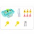 Kids Fishing Toys Electric Water Cycle Music Light Baby Bath Toys Child Game Fish Outdoor Toys Fishing Games For Children 889141 blue 6 ducklings 0 56KG