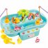 Kids Fishing Toys Electric Water Cycle Music Light Baby Bath Toys Child Game Fish Outdoor Toys Fishing Games For Children 889143 blue 3 duck 3 fish 0 55KG