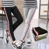 Kids Girl Pants Pure Cotton Fashion Sports Leggings for Girls Solid Color Pencil Pants black 140 yards  suitable for height 130 140cm 