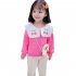 Kids Girls Cherry Long Sleeve Tops   Trousers for Spring Autumn Clothes Pink 90cm