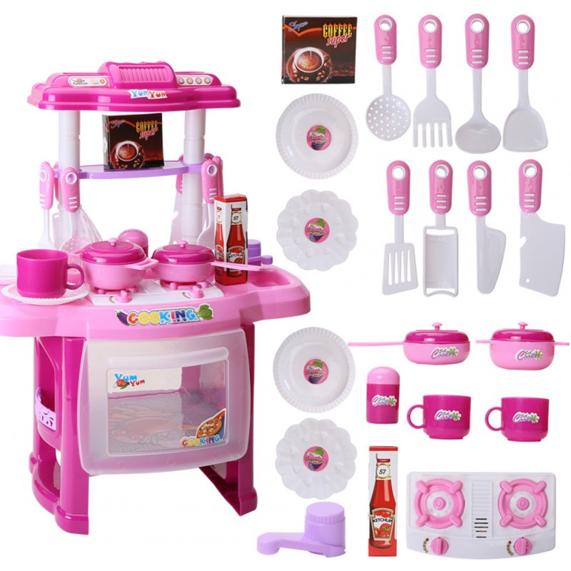 Cooking Kitchen Role Pretend Chef Play Set