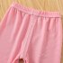 Kids Girls Leggings Pleated Pants Solid Color Comfortable Breathable Summer Toddlers Baby Cropped Pants gray 4 5Y 100cm