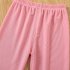 Kids Girls Leggings Pleated Pants Solid Color Comfortable Breathable Summer Toddlers Baby Cropped Pants gray 4 5Y 100cm