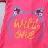 Kids Girls One piece Swimsuit Cute Cat shaped Print Baby Toddler Swimwear Sun Protection Bathing Surfing Suit pink 7 8Y XL