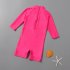 Kids Girls One piece Swimsuit Cute Cat shaped Print Baby Toddler Swimwear Sun Protection Bathing Surfing Suit pink 7 8Y XL