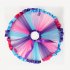 Kids Girls Rainbow Gauze  Skirt Lace up Design Comfortable Breathable Colorful Home Party Casual Tutu Skirt Princess Dress purple  2 4year M