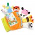 Kids Glove Puppet Set Cartoon Animal Finger Doll Hand Puppet For Boys Girls Gifts Birthday Party Favor Orange  left hand 