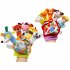 Kids Glove Puppet Set Cartoon Animal Finger Doll Hand Puppet For Boys Girls Gifts Birthday Party Favor Orange  left hand 