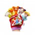 Kids Glove Puppet Set Cartoon Animal Finger Doll Hand Puppet For Boys Girls Gifts Birthday Party Favor Orange  left hand 