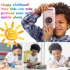 Kids Hd Digital Camera 20 Million Pixel Video Recorder 180 Degree Rotation Small Slr Photo Camera Pink