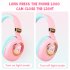 Kids Headphones With Mic LED Light Up 3D Cat Wireless Kids Headphones Adjustable Headband Over Ear Headsets pink