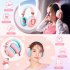 Kids Headphones With Mic LED Light Up 3D Cat Wireless Kids Headphones Adjustable Headband Over Ear Headsets pink