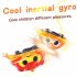Kids Inertial Car Shape Gyro Toy with Stent Finger Rest Watch Random Color Plug in watch 1 pack  random color 