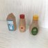 Kids Kitchen Bottle Imitation Toy Kitchen Wooden Seasoning Jar Toy  Present