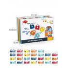 Kids Learning Locks with Keys Letter Numbers Matching Counting Toys