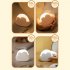 Kids Led Cute Cloud Shape Night Light With Lanyard 4 Lighting Modes Rechargeable 1200mah Battery Bedside Lamp White