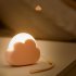 Kids Led Cute Cloud Shape Night Light With Lanyard 4 Lighting Modes Rechargeable 1200mah Battery Bedside Lamp blue