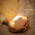 Kids Led Cute Cloud Shape Night Light With Lanyard 4 Lighting Modes Rechargeable 1200mah Battery Bedside Lamp White