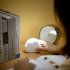 Kids Led Cute Cloud Shape Night Light With Lanyard 4 Lighting Modes Rechargeable 1200mah Battery Bedside Lamp White