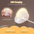 Kids Led Cute Cloud Shape Night Light With Lanyard 4 Lighting Modes Rechargeable 1200mah Battery Bedside Lamp blue