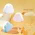 Kids Led Cute Cloud Shape Night Light With Lanyard 4 Lighting Modes Rechargeable 1200mah Battery Bedside Lamp White