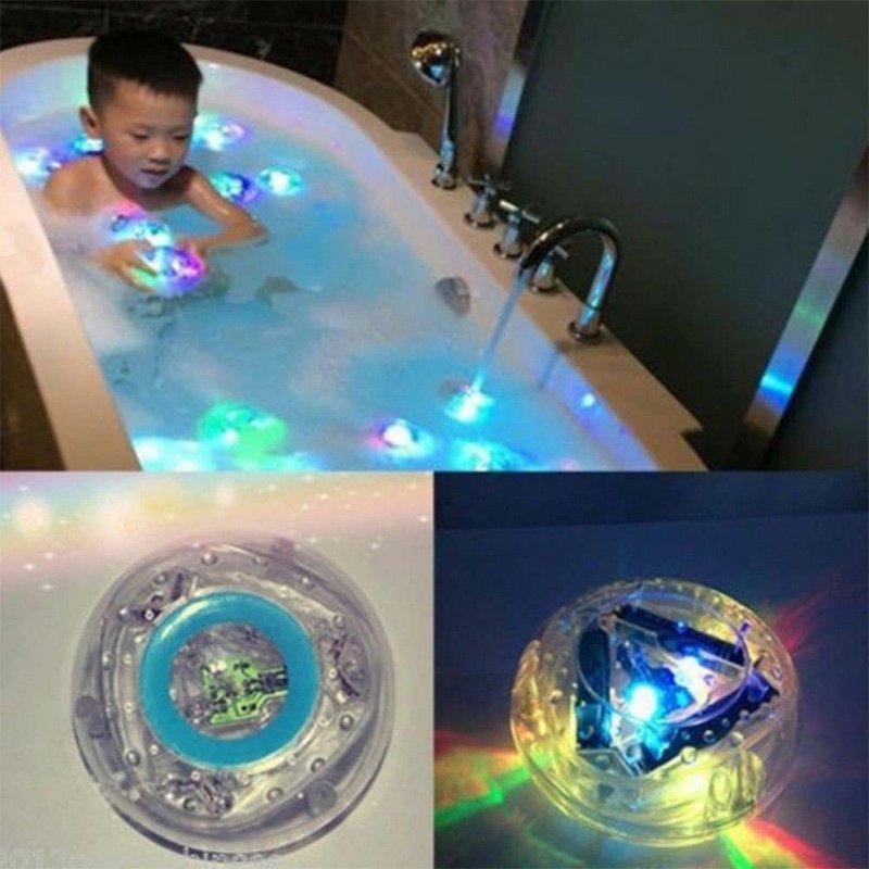Kids Light-up Bathing  Toy Toddler Durable Floating Colorful Led Toy as picture show
