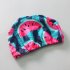 Kids Long Sleeves Zip Front Swimwear Girls Watermelon Printing Sunscreen One piece Swimsuit For Hot Spring watermelon 7 8years XL