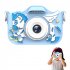 Kids Mini Camera 2 0ips Display Hd Digital Camera Cartoon Educational Toy 800w Single Camera Pink