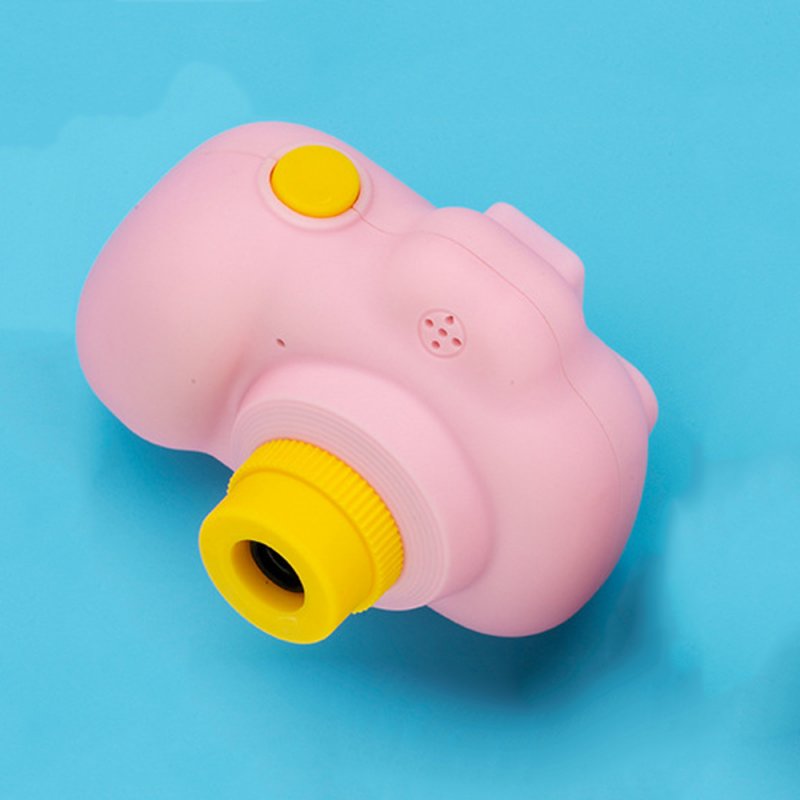 Kids Mini SLR Camera HD Double Lens CMOS Sensor 2.0inch LCD Screen Develop Imagination Child Birthday Gift pink