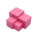 Kids Montessori Wooden Pink Blocks Tower Building Toy Smart Puzzle Wooden Shape Stacking Toy Math Early Educational Toy Home Edition