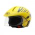 Kids Motorcycle Helmet Children Half Helmet For Children Cycling Head Protector  Yellow calf Free size