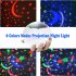 Kids Night Light 360 Degree Rotating 2 In 1 Ocean Starry Night Light Projector 8 Colors Changing Light For Boys Girls black