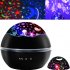 Kids Night Light 360 Degree Rotating 2 In 1 Ocean Starry Night Light Projector 8 Colors Changing Light For Boys Girls black
