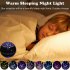 Kids Night Light 360 Degree Rotating 2 In 1 Ocean Starry Night Light Projector 8 Colors Changing Light For Boys Girls black