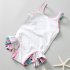 Kids One piece Swimsuit Cute Cactus Printing Sleeveless Rash Guard Swimwear Summer Beach Bathing Suit For Girls cactus 6 7years L