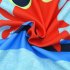 Kids One piece Swimsuit Cute Cartoon Printing Short Sleeves Sunscreen Quick drying Beach Swimwear For Boys Crab 2 4years S