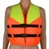 Kids Orange Foam Lifejacket Vest for Flood Water Swimming Rowing Skiing Orange