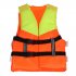 Kids Orange Foam Lifejacket Vest for Flood Water Swimming Rowing Skiing Orange