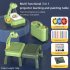 Kids Painting Board Toys Multi functional Projector Cartoon Art Painting Table With Lighting Music Toys For Boys Girls green