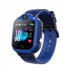 Kids Phone Watch Gps Two-way Positioning 1.44-inch Hd Touch-screen Anti-lost Monitor Student Smartwatch blue