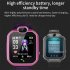 Kids Phone Watch Gps Two way Positioning 1 44 inch Hd Touch screen Anti lost Monitor Student Smartwatch pink