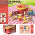 Kids Picnic Basket Food Toy Set Pretend Play Camping Set With Play Food For Boys Girls Birthday Gifts Pizza Picnic Basket