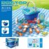 Kids Picnic Basket Food Toy Set Pretend Play Camping Set With Play Food For Boys Girls Birthday Gifts Pizza Picnic Basket